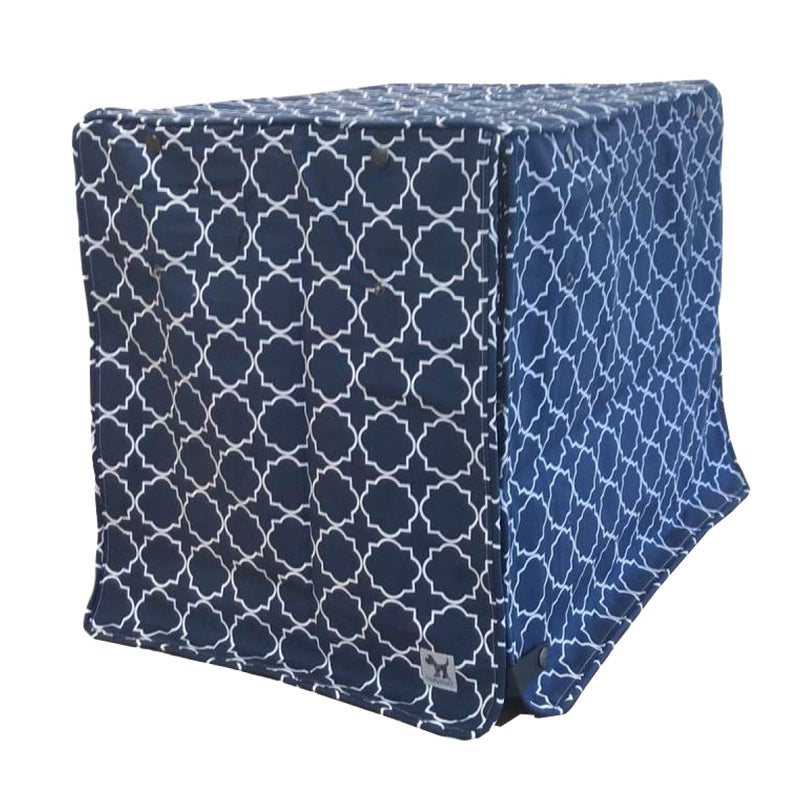 Molly Mutt Romeo & Juliet Dog Crate Cover, 100% Cotton Canvas Cover with 2 Roll-Up Panels, Ideal for Dog or Cat Crate, Durable, Washable, and Free of Harmful Chemicals, 36" x 24" x 27" - Image 4